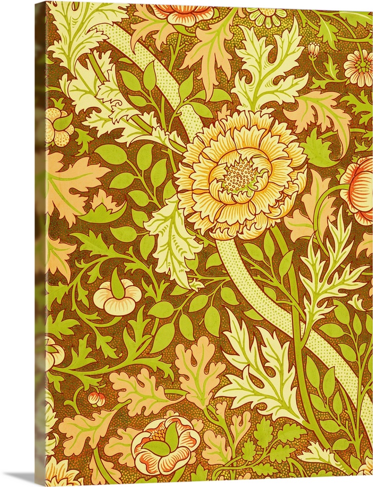 William Morris Lily design for wallpaper.