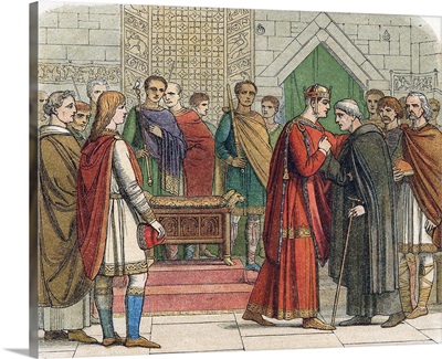 William the Conqueror greeting English leaders