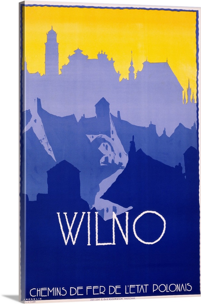 Wilno Poster By Stefan Norblin