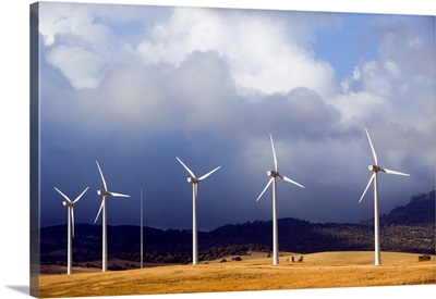 Wind Farm In Spain