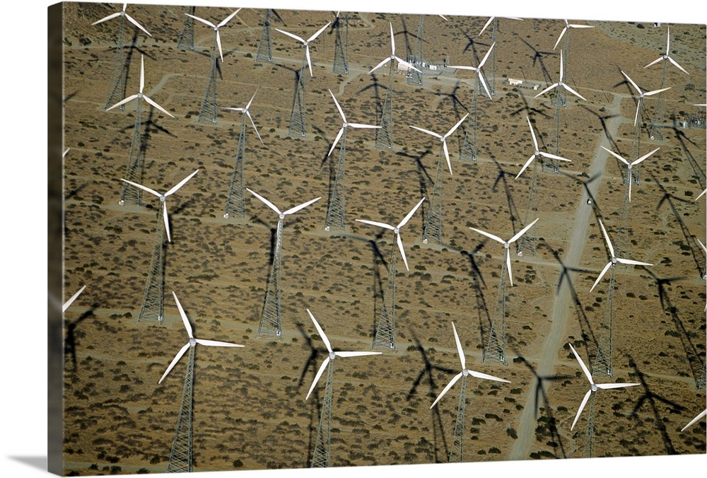 Wind farm turbines, Whitewater, California