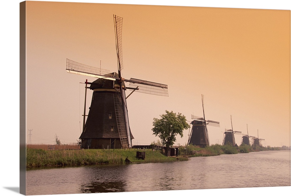 Windmills, Kinderdijk, Holland