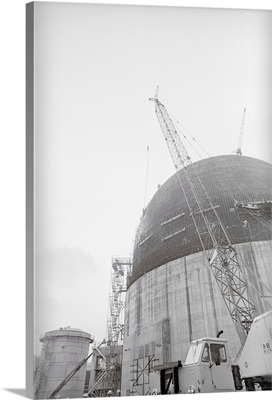 Workmen Climbing Atop a Nuclear Reactor, Shippingport, Pennsylvania