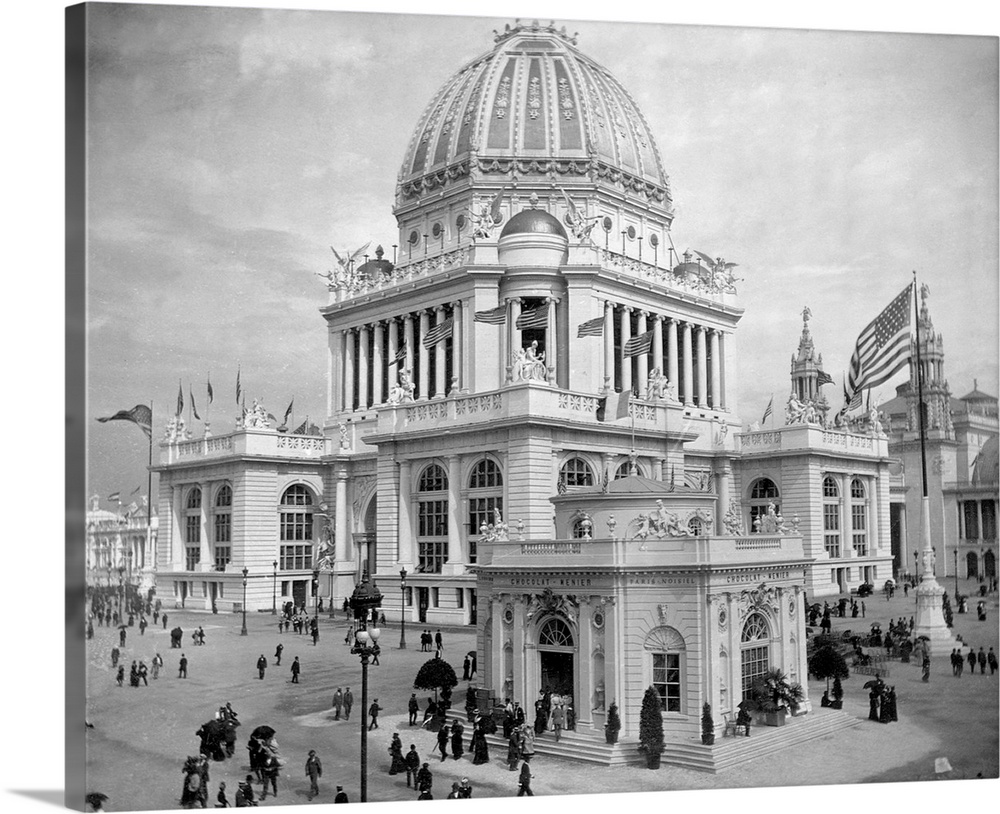 The Administration Building at the World's Columbian Exposition in Chicago, Illinois, ca. 1893. | Location: World's Columb...