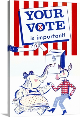 Your Vote Is Important Election Poster