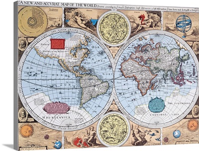17th Century Map of the World