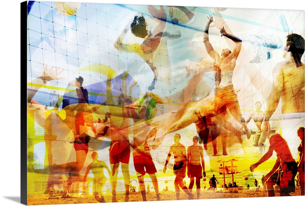Beach Volleyball 2 Wall Art, Canvas Prints, Framed Prints, Wall Peels ...