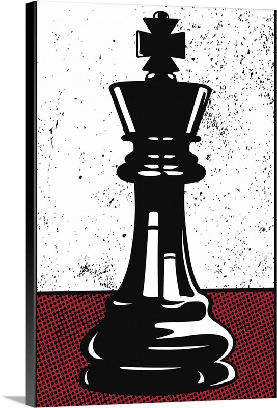 Black Queen The Most Powerful Piece In The Game Chess Canvas Print