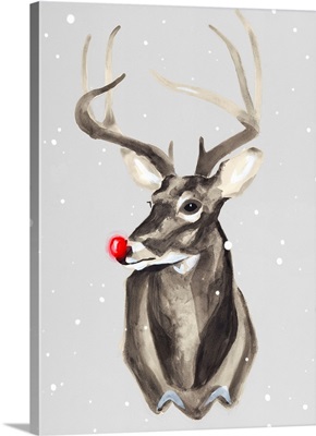 Christmas Deer with Nose