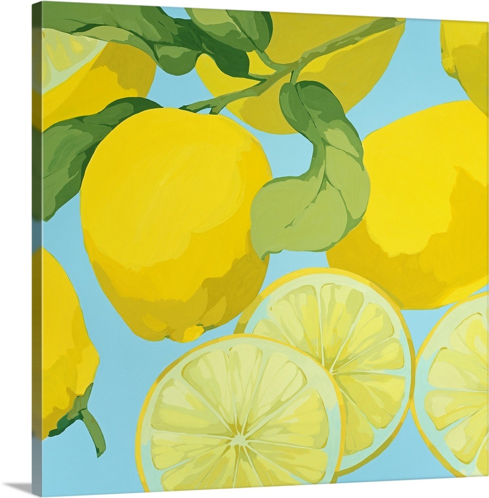 Fresh Lemons Wall Art, Canvas Prints, Framed Prints, Wall Peels Great Big Canvas