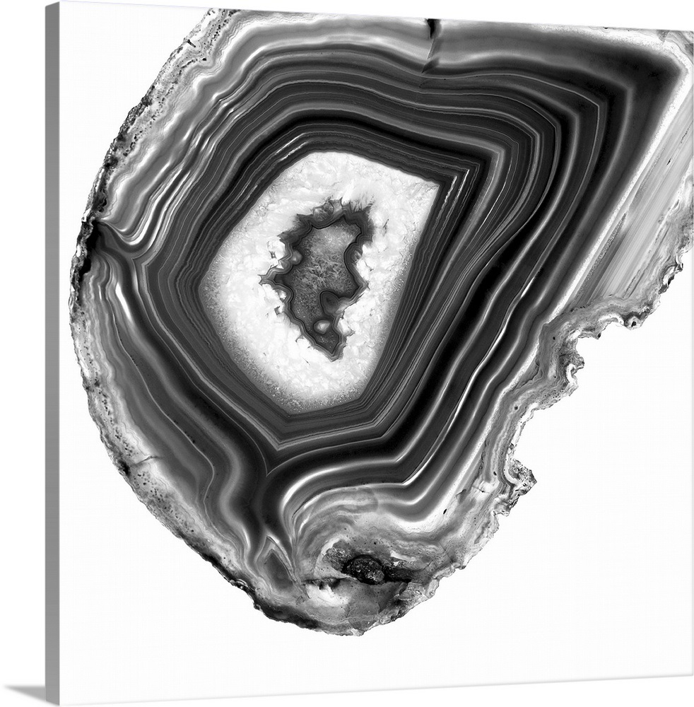 Grey Agate E Wall Art, Canvas Prints, Framed Prints, Wall ...