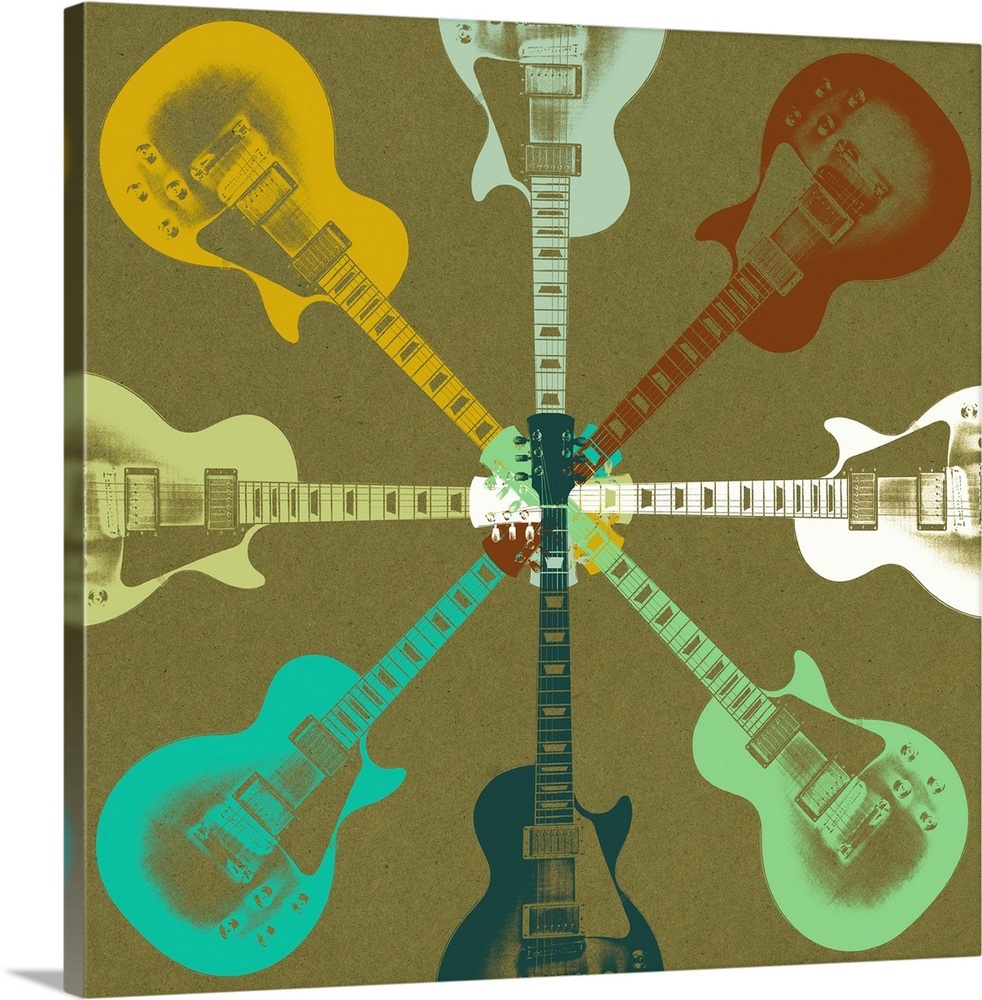 Guitars 3 Wall Art, Canvas Prints, Framed Prints, Wall Peels Great Big Canvas