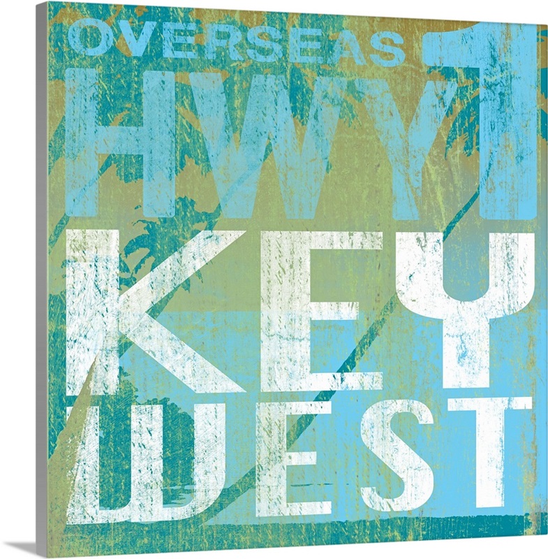 Vertical Key West Wall Art Etsy