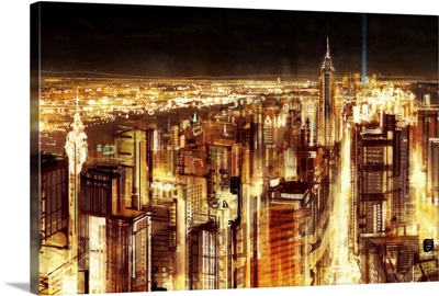 Manhattan Panoramic Nocturne