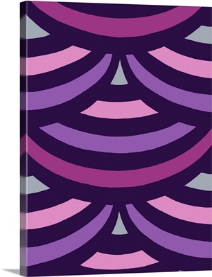 Monochrome Patterns II in Purple