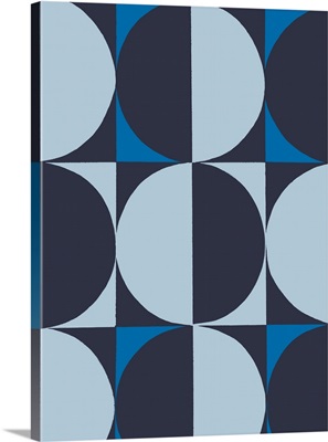 Monochrome Patterns V in Blue