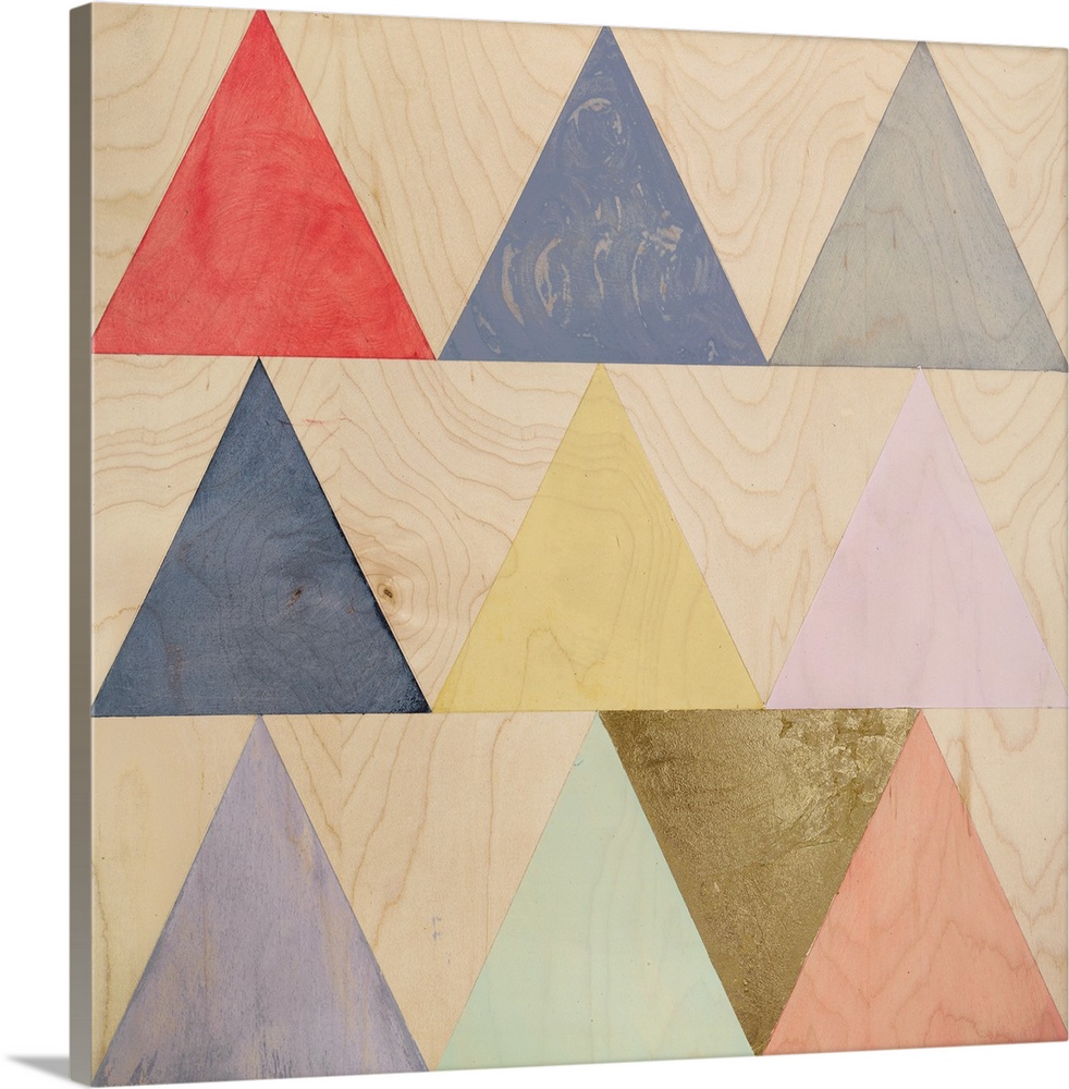Triangle Grid Wall Art, Canvas Prints, Framed Prints, Wall Peels