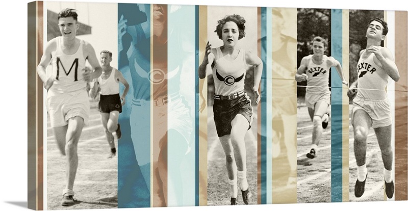 Vintage Running Races Vintage Running | Great Big Canvas