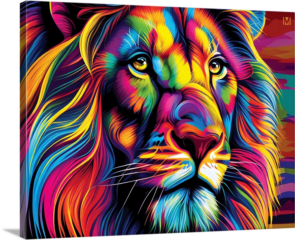 Abstract Lion