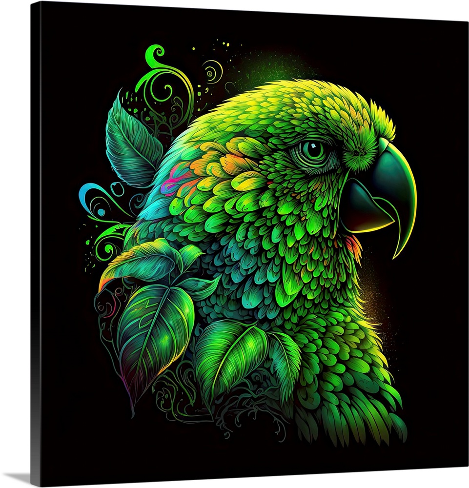 Green Parrot Splosion