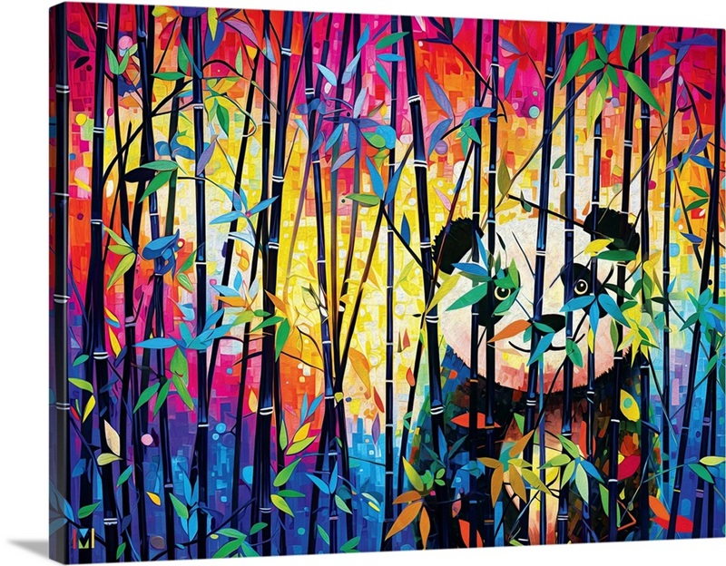 Hide And Seek Panda | Great Big Canvas