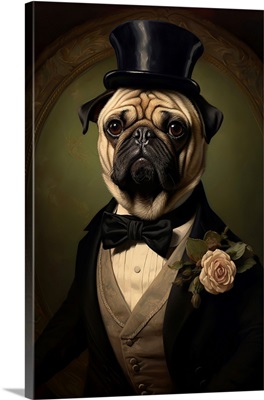 Pug In A Top Hat