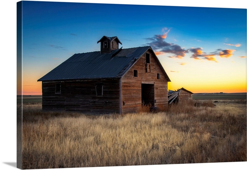 Sunrise At The Barn | Great Big Canvas