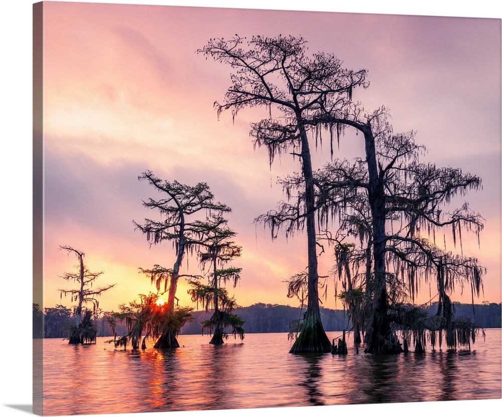 Sunrise Over Lake Palourde