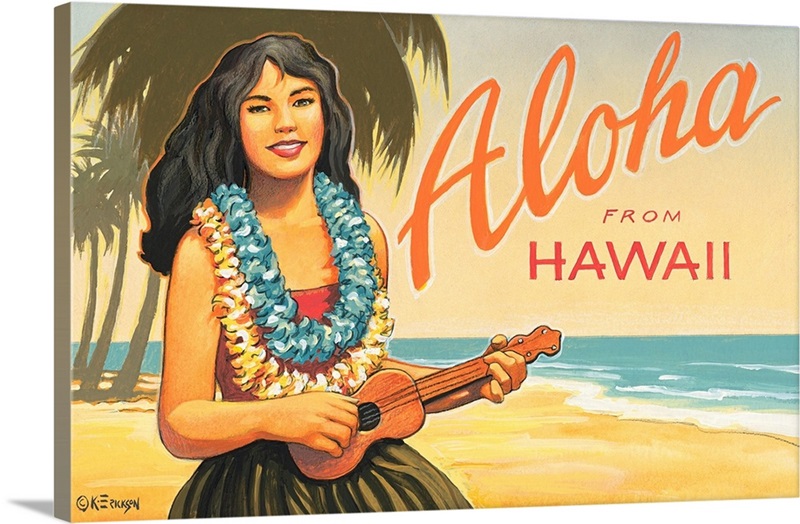 Aloha From Hawaii Wall Art, Canvas Prints, Framed Prints, Wall Peels 