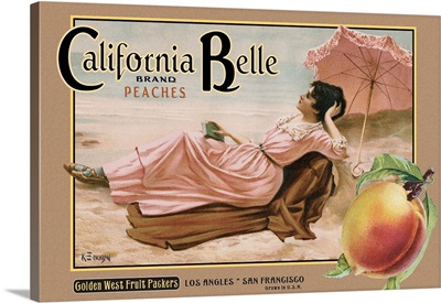 Crate Label "Peaches"