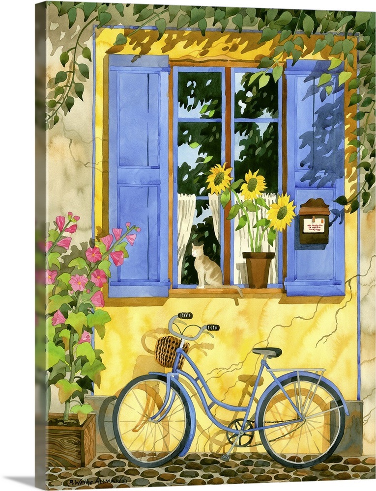 The French Bike Wall Art, Canvas Prints, Framed Prints, Wall Peels
