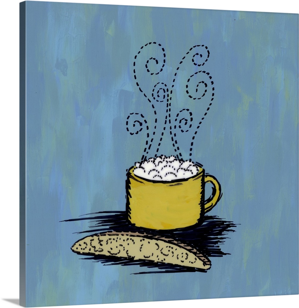 Light whimsy art for the coffee lover in you.