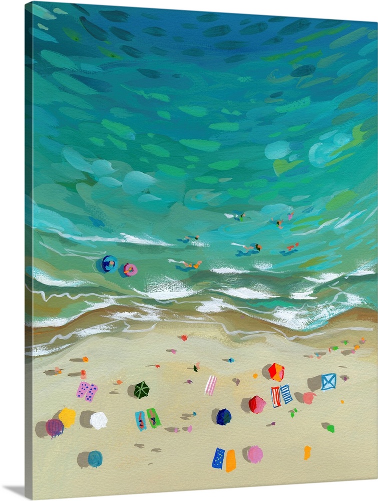 Aerial Beach Vertical