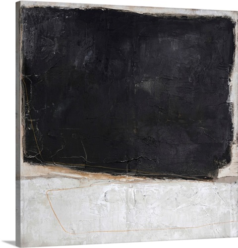 BlackoutStretchedCanvasPrint