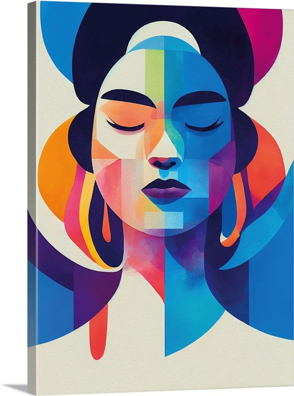 Colorful Portrait | Great Big Canvas