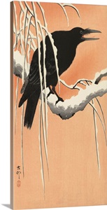 Crow on a Snowy Bough, 1900-1930 image thumbnail