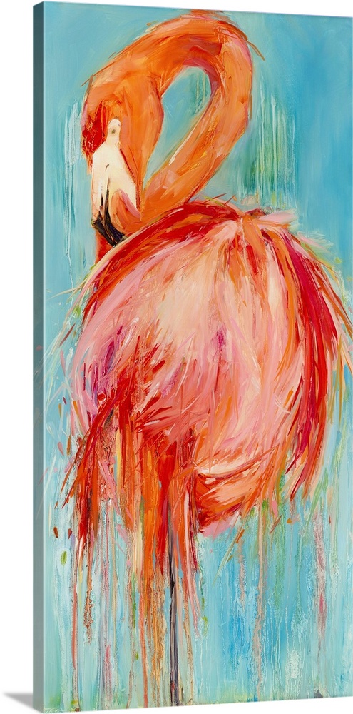 Flamingo Pose Wall Art, Canvas Prints, Framed Prints, Wall Peels ...