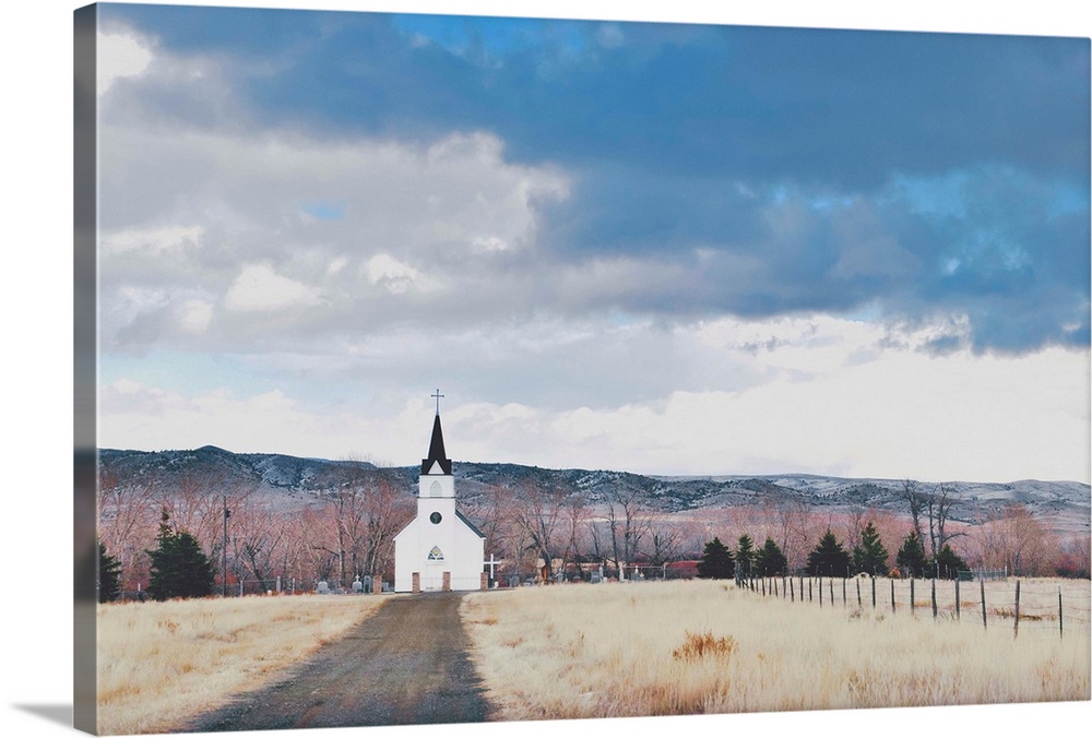 Little Church on the Prairie Wall Art, Canvas Prints, Framed Prints ...