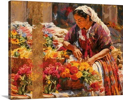 Mexican Flower Lady II