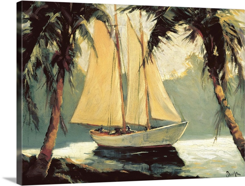 Sailboat, Santa Barbara Great Big Canvas