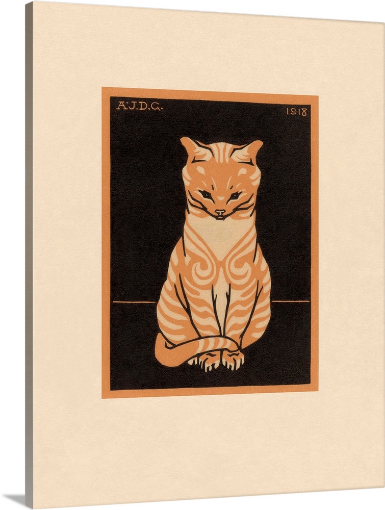 Sitting Cat, 1918