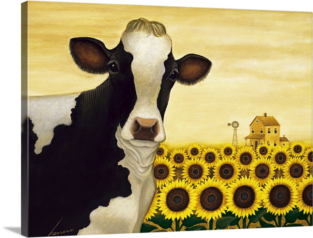 Sunflower Cow