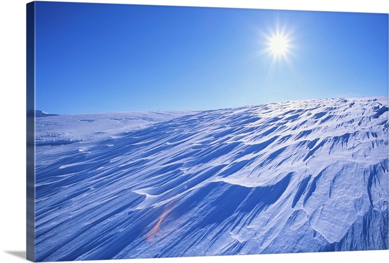 Drifted Snow In Kenai Icefields, Kenai Peninsula, Alaska | Great Big Canvas