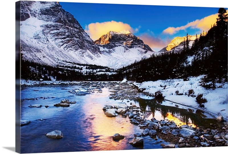 Mountains In The Winter | Great Big Canvas