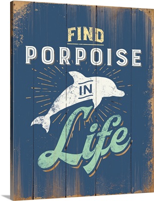 Find Porpoise In Blue
