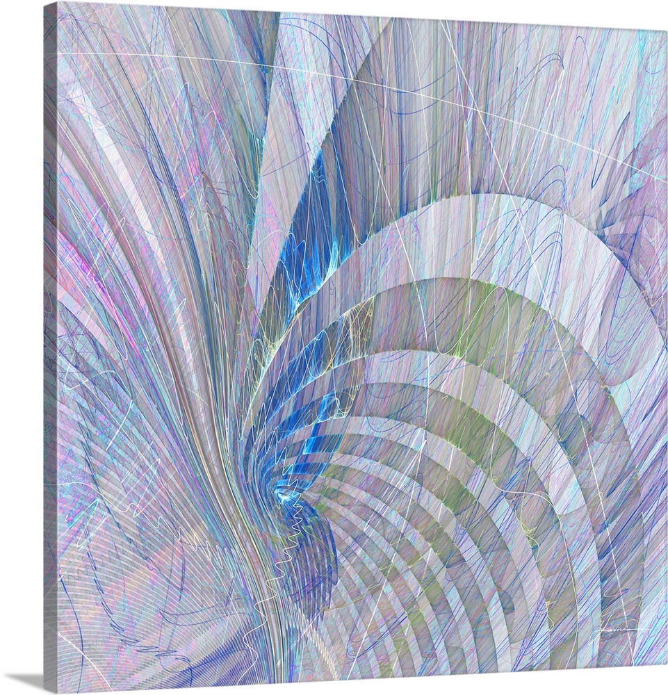 Vibrating lines dance together like sound waves revealing underlying convergence patterns.