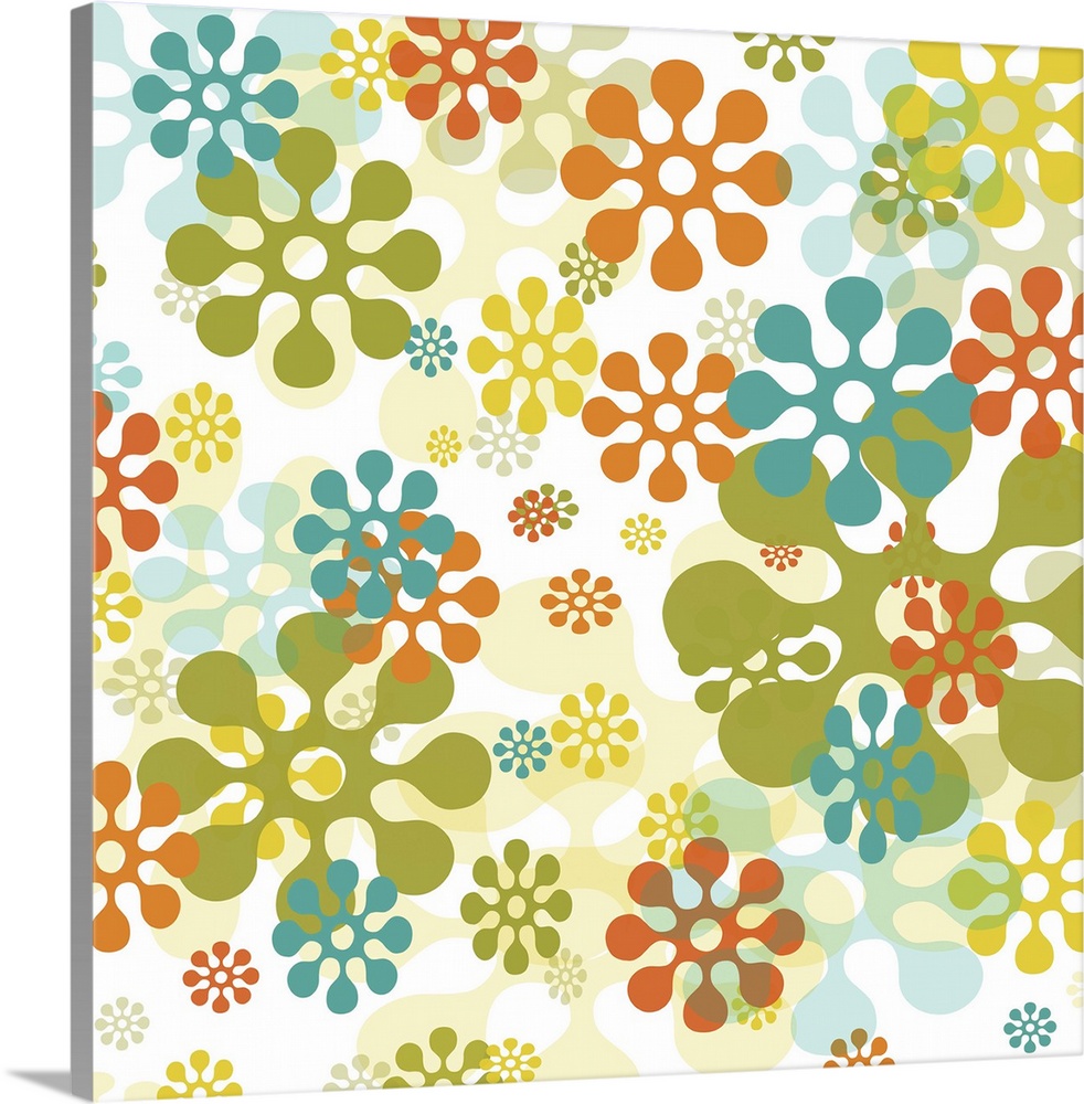 This Retro flower pop  art print is perfect for lobby, office, hospitality and health care.