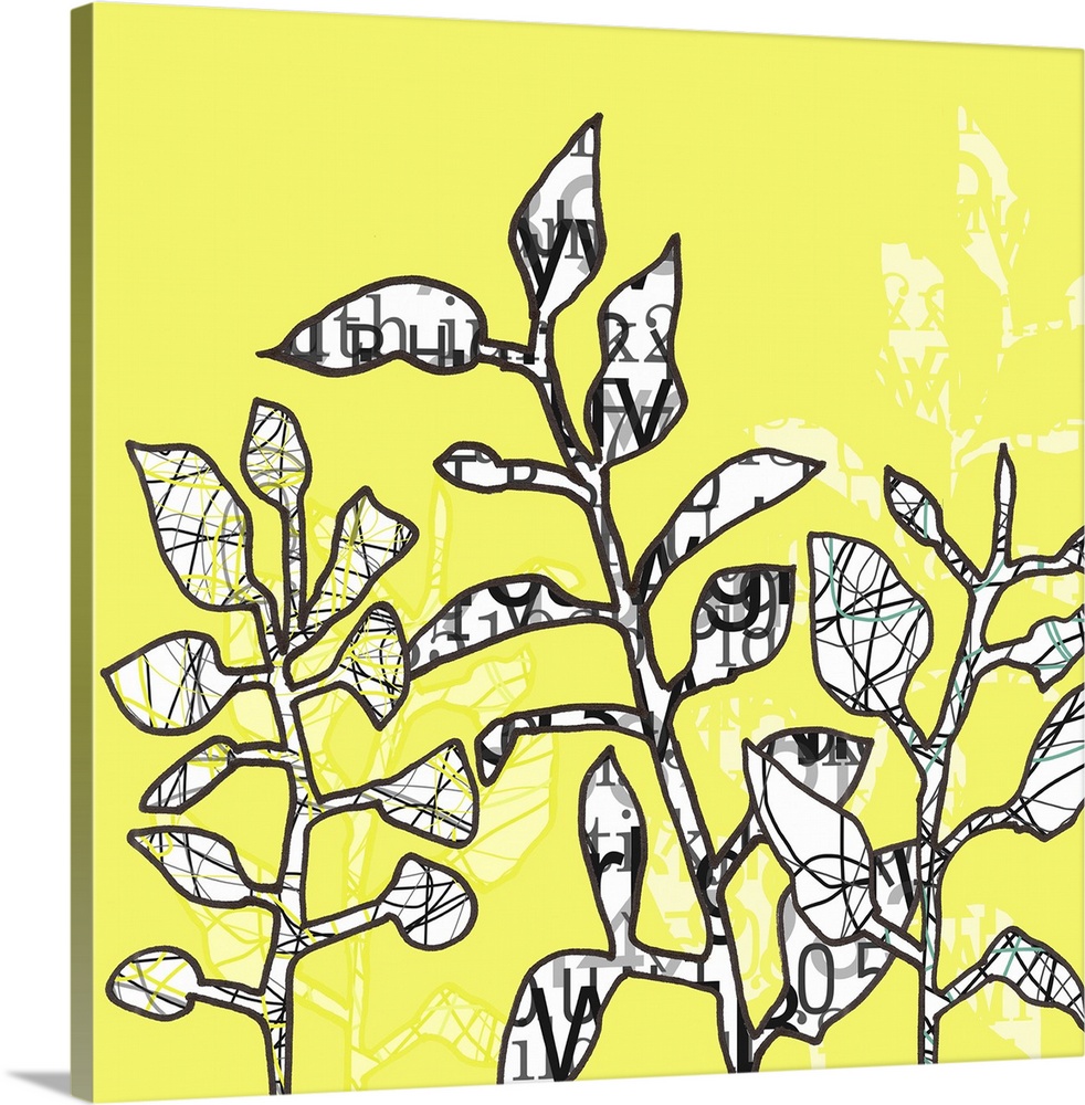 This framed art print, set and yellow print on demand canvas art is created from original illustrations. Be sure to see al...