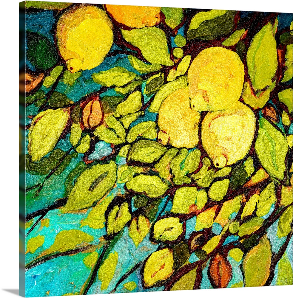 Funky Fruit I Wall Art, Canvas Prints, Framed Prints, Wall Peels