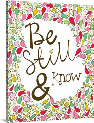 Be Still And Know Bible Verse